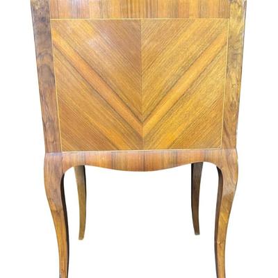 Pair of Louis XV Style Marble Top Bedside Tables