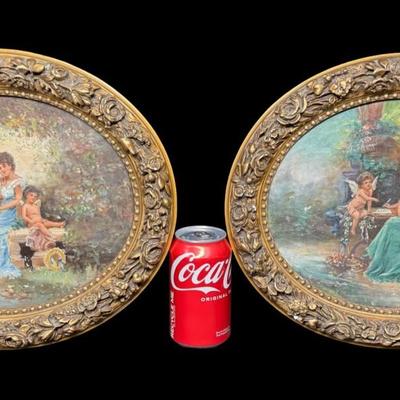 Attributed to Hans Zatzka Oil on Canvas