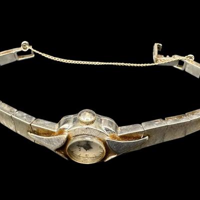 Ladies Watch Vintage Nastrix Stamped 14K Gold