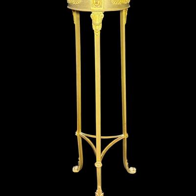 Circa 1920 Bronze Egyptian Revival Fern Stand