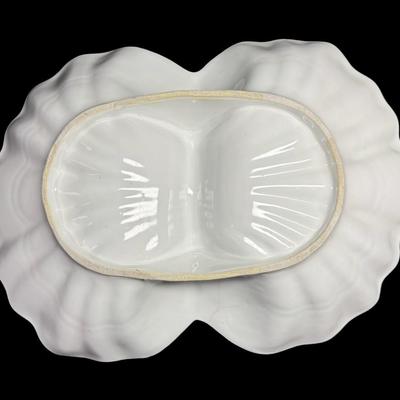 Early Carl Tielsch Majolica Style Two-Part Dish