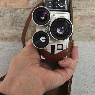 Sale Photo Thumbnail #174: Keystone zoom in Styrofoam and a Kodak Brownie in case