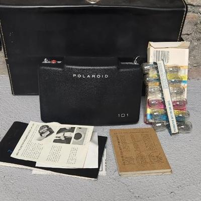 Sale Photo Thumbnail #189: Polaroid Automatic 100 Land Camera and a Polaroid 101 Land Camera in Cases