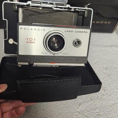 Sale Photo Thumbnail #191: Polaroid Automatic 100 Land Camera and a Polaroid 101 Land Camera in Cases