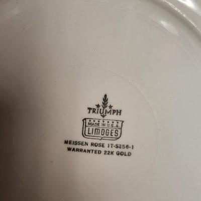 Sale Photo Thumbnail #275: Misc plates, bowls trivet and a sweet little precious moments