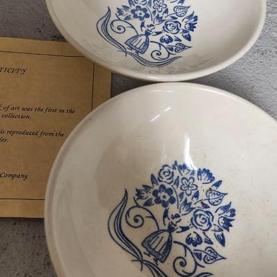 Sale Photo Thumbnail #278: Misc plates, bowls trivet and a sweet little precious moments