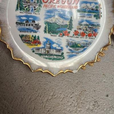 Sale Photo Thumbnail #273: Misc plates, bowls trivet and a sweet little precious moments