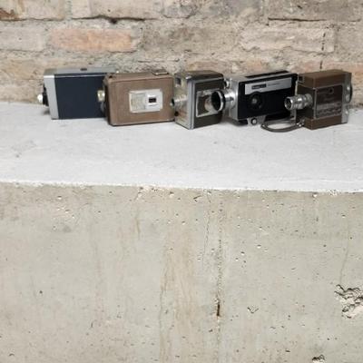 Sale Photo Thumbnail #291: Kodak Brownie, Kodak Brownie II, Medallion 8, Kodak M80 and a Revere 8