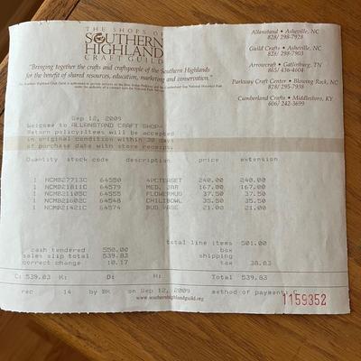 Beautifully Detailed Maud Boleman Pottery (O-BC)