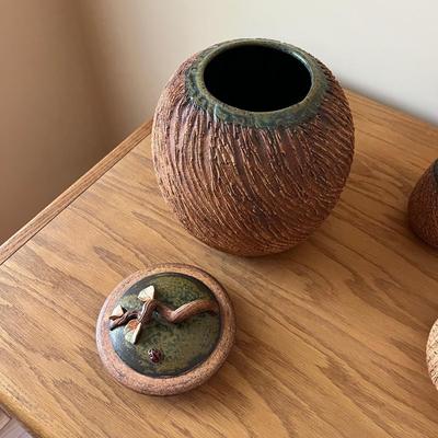 Beautifully Detailed Maud Boleman Pottery (O-BC)