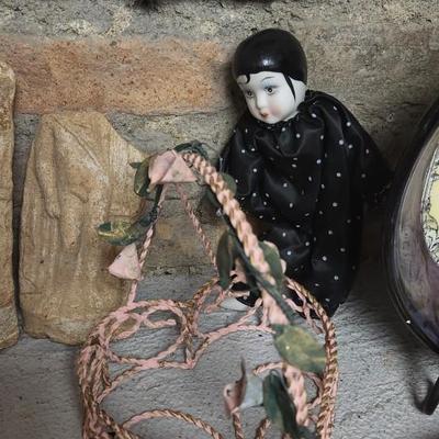 Sale Photo Thumbnail #321: Floral lot - spoons, little dolls....so much stuff