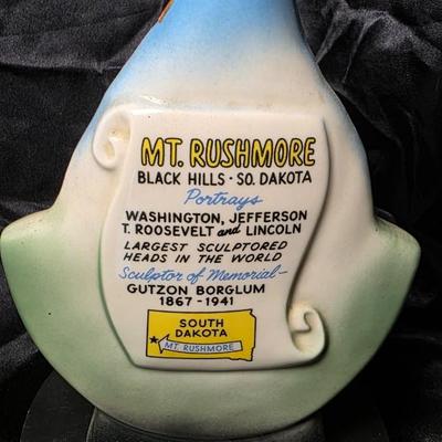 Vintage 1969 Jim Beam Mt. Rushmore Black Hills Ceramic Whiskey Decanter – Regal China