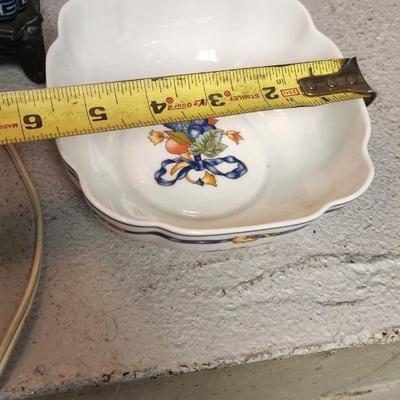 Sale Photo Thumbnail #371: Frederick Cooper Foo Lion Dog Lamp and 2 pieces of Bernardaud Limoges Borghese