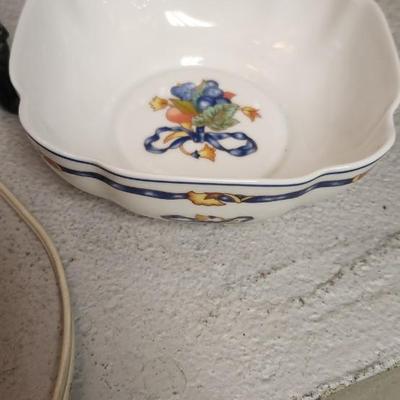 Sale Photo Thumbnail #368: Frederick Cooper Foo Lion Dog Lamp and 2 pieces of Bernardaud Limoges Borghese