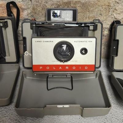 Sale Photo Thumbnail #380: Polaroid cameras 103, 104, 220 and 360