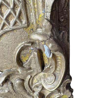 Sale Photo Thumbnail #191: This mid 19th century Houssot piece features a woman sewing with a period box beside her. It is in a Victorian style frame.  There is some craquelure throughout. Otherwise, this piece is free of damage to the canvas. Measurement: 16”H x 15”W. Pre-auct