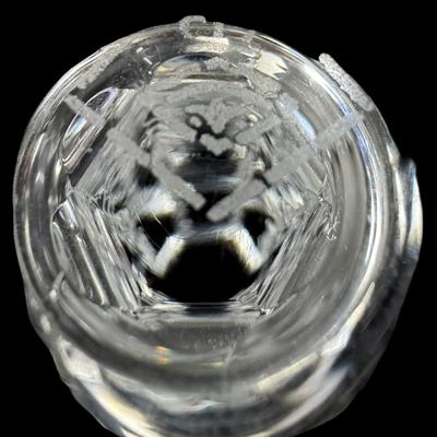 Sale Photo Thumbnail #219: Originally created in Europe to enhance the color of the wine. Total of four pieces. No obvious chips or cracks. Measurement: 8.25”H x 3”W (each). Pre-auction estimate: $100-$200. [JP]