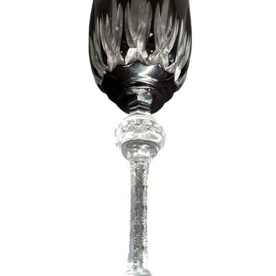 Sale Photo Thumbnail #218: Originally created in Europe to enhance the color of the wine. Total of four pieces. No obvious chips or cracks. Measurement: 8.25”H x 3”W (each). Pre-auction estimate: $100-$200. [JP]