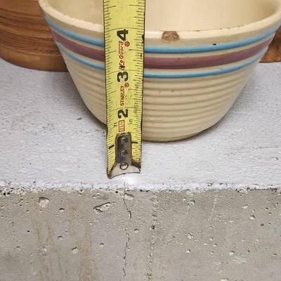 Sale Photo Thumbnail #432: Rothsay yellowware advertising bowl - love the phone number!