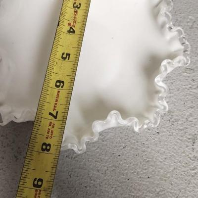 Sale Photo Thumbnail #473: Pair of milkglass salt and pepper, silvercrest dish, those teacups are beautiful - notice the signature