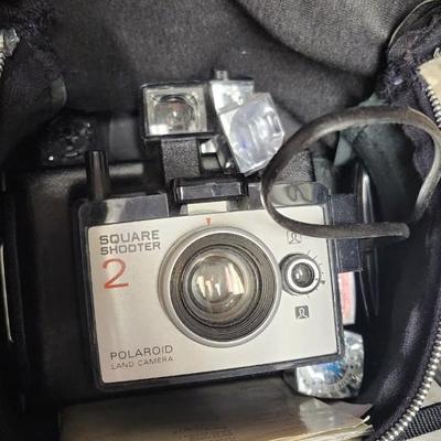 Sale Photo Thumbnail #481: Sears 127, Kodak Instamatic 104, Polaroid Pronto!RF, couple square shooter 2, Swinger