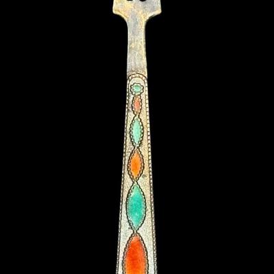 Sale Photo Thumbnail #273: Includes a marked 875 silver Russian cocktail fork (6.00g); a tested 950 silver (marked “silver”) Chinese export cloisonné turtle charm (1.06g); and a tested sterling pin (1.09g). Total of three pieces. Silver content confirmed using Niton XRF precio