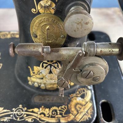 Singer Sewing Machine in Cabinet