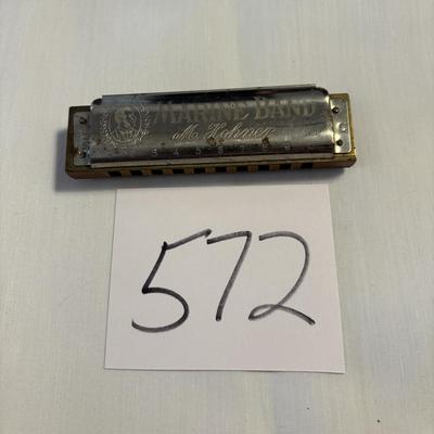 Vintage M. Hohner Marine Band Harmonica