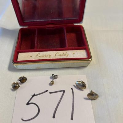 Vintage Earring Caddy and More