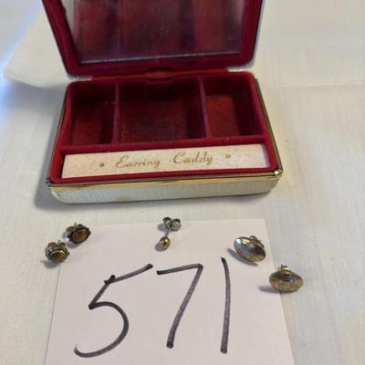 Vintage Earring Caddy and More