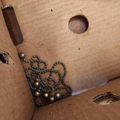Sale Photo Thumbnail #517: Four vintage lighting pieces. The blue and pink have pull chains, the frosted is just glass and the clear has the whole fixture