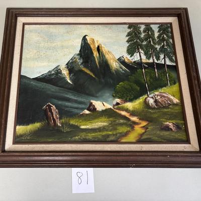 Mountain Painting By Cleo Carson