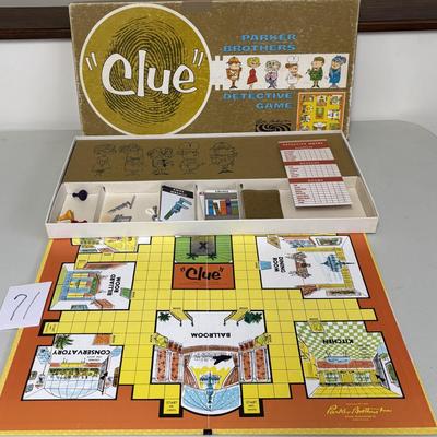 Vintage Clue Game