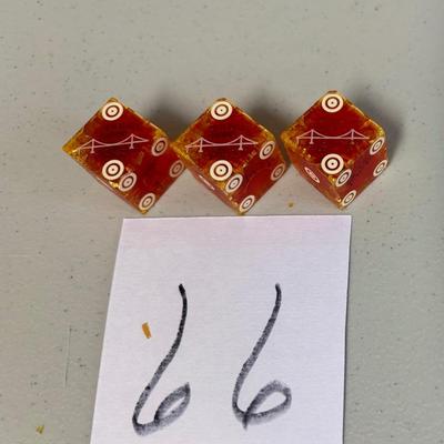 Vintage Golden Gate Casino Dice