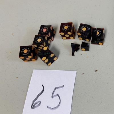 Vintage Casino Dice