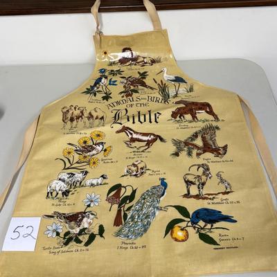 Animals and Birds of the Bible Apron