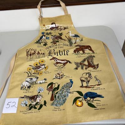Animals and Birds of the Bible Apron