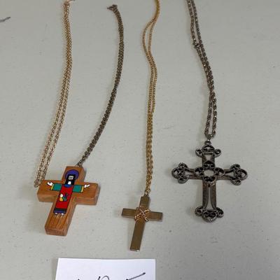 Cross Necklace Lot