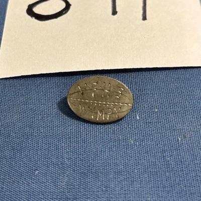 Vintage Valley Falls High School Football Pin