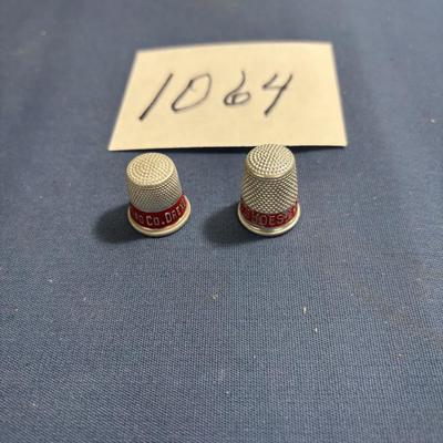 Vintage Advertising Thimbles