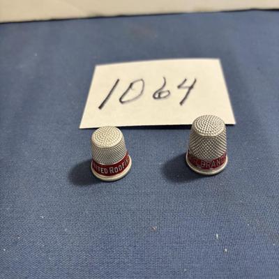 Vintage Advertising Thimbles