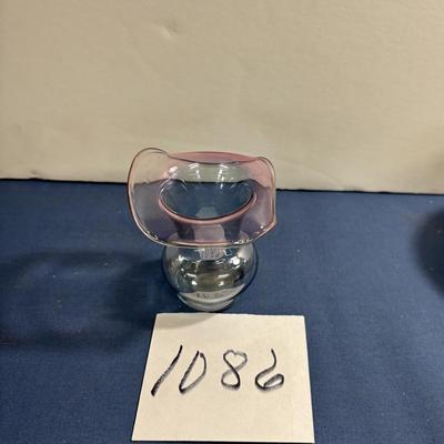 Vintage Blue and Purple Ombré Glass