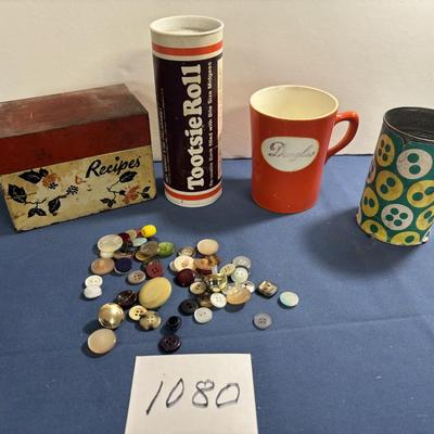 Vintage Buttons and More