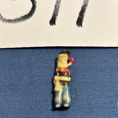 Vintage Celluloid Popeye the Sailor Man Cracker Jack Charm
