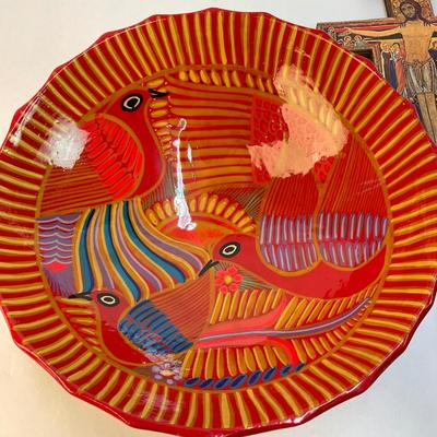 314 Mexico Ceramic Hand Painted Bowls & Gourd