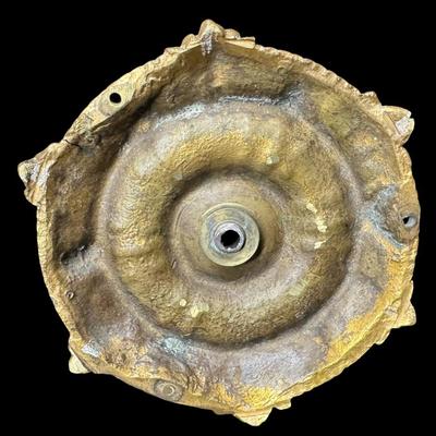 Sale Photo Thumbnail #382: This has gilt bronze mounts. The plastic cover is missing off one of the photos. Measurement: 10.5”H. Pre-auction estimate: $100-$200. [JP]