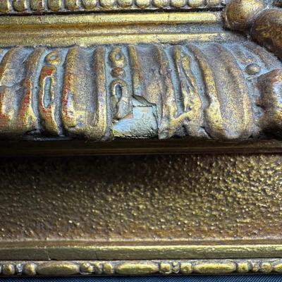 Sale Photo Thumbnail #397: In the manner of Lepie or Jankowsky, this 19th century piece depicts the picturesque village of Hallstatt, Austria. The piece has craquelure, commensurate with age. The artist signature is illegible due to the frame. The frame is 19th century. Measurement