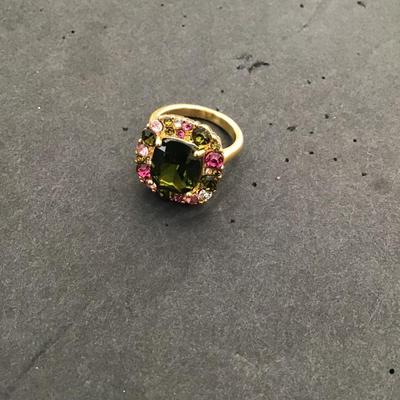 Sale Photo Thumbnail #174: Beautiful Multi Color rhinestone Fashion ring 
Please see attached photos