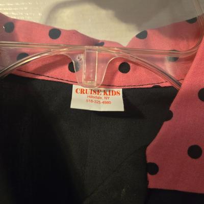 LOT 20: Child Size 1950s Skirt Set with Saddle Shoes