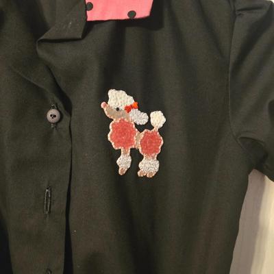 LOT 20: Child Size 1950s Skirt Set with Saddle Shoes